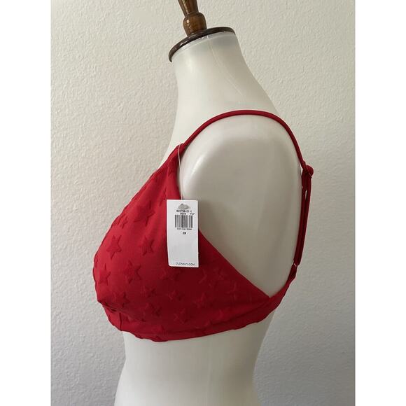 Old Navy Swimwear Bikini Top Triangle Patriotic Swim - Picture 5 of 8